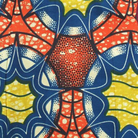 Afrocentric Abstract African Wax Print | African wax print, Vintage ...