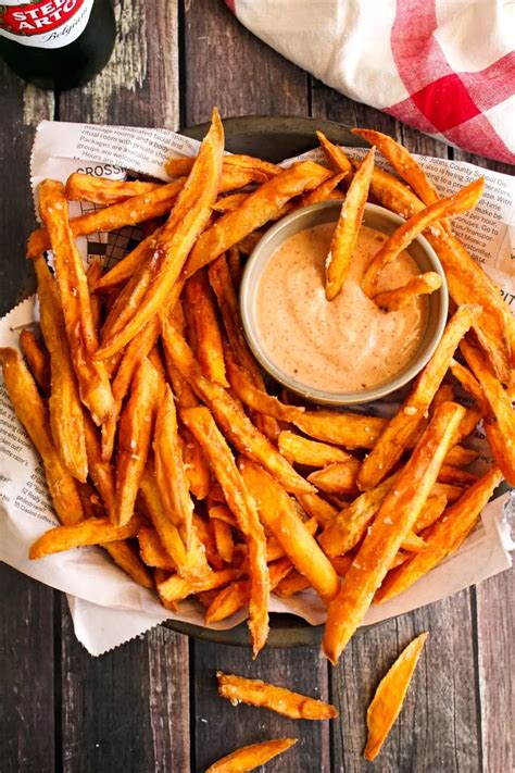 The Best Crispy Sweet Potato Fries | The Two Bite Club