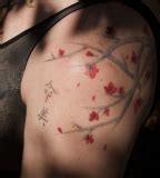 Cherry Blossom Rib Tattoo Design | TattooMagz › Tattoo Designs / Ink ...
