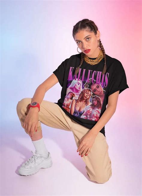 Kali Uchis Merch Music Singer Black T Shirt