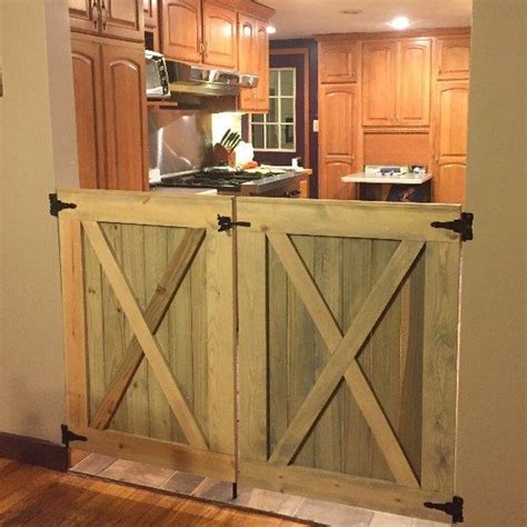 Pretty Gate Set with weathered oak stain. Weathered Oak Stain, Style Baby, Diy Stairs, Interior ...