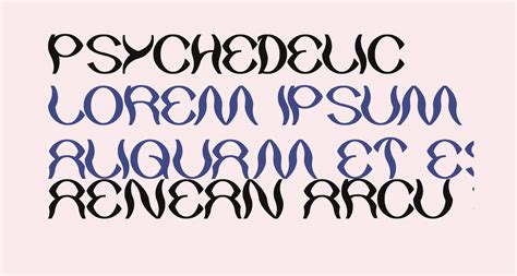 psychedelic free Font - What Font Is