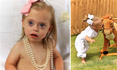 Toddler With Down Syndrome Wins TWO Modeling Contract Thanks To Her "Cheeky Smile" - Pulptastic