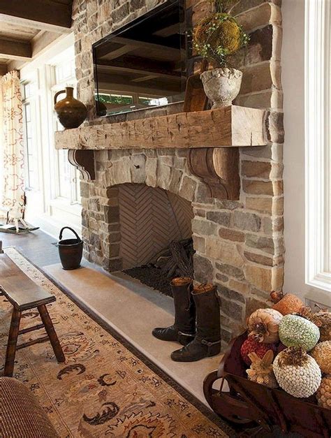 Farmhouse Rustic Fireplace Mantels
