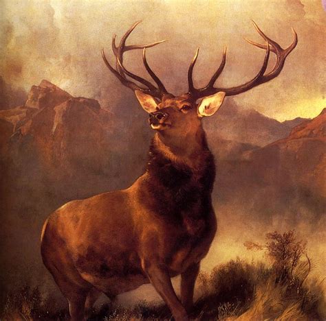 Museum Art Reproductions monarch of the glen by Edwin Henry Landseer ...