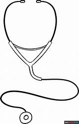 How To Draw A Stethoscope  Really Easy Drawing Tutorial sketch template