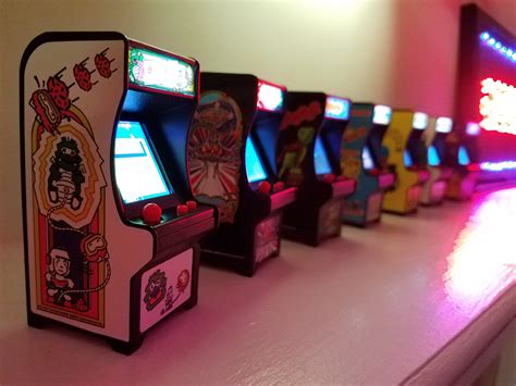 My Tiny Arcade collection! They are fully playable mini arcade cabinets ...