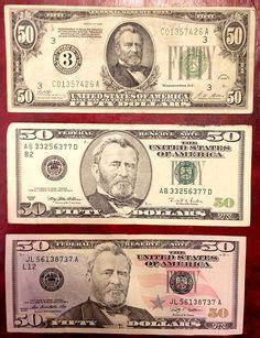 history 50 dollar bill front | Banknotes design, Dollar banknote, Currency design