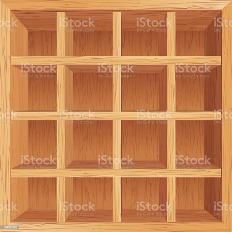 Vector Bookshelf Stock Illustration - Download Image Now - Backgrounds, Bookshelf, Box ...