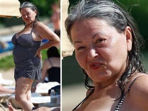 Roseanne Looking Sexy In A Swimsuit