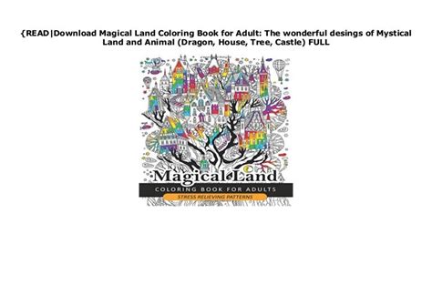 {READ|Download Magical Land Coloring Book for Adult: The wonderful de…