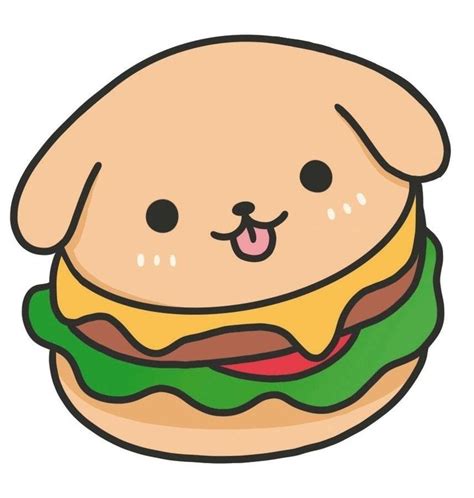 How To Draw Really Cute Hamburgers | Cute food art, Kawaii drawings, Cute drawings