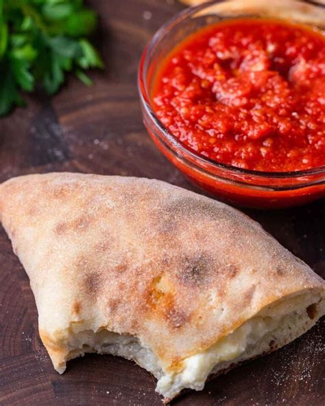 Cheese Calzone - Sip and Feast