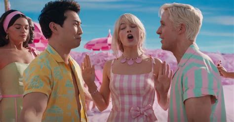 Margot Robbie’s raunchy ‘beach off’ scene in Barbie trailer has fans breathless - Daily Star