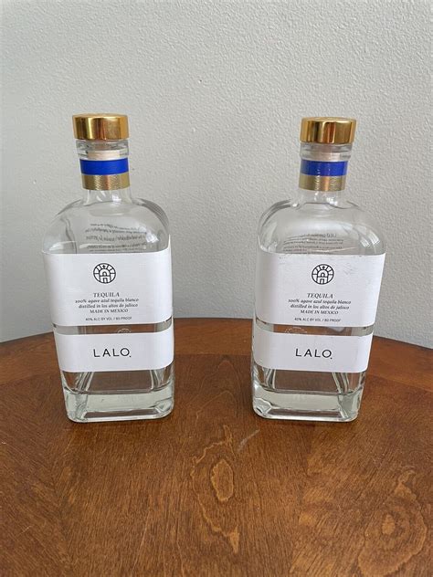 EMPTY Lalo Blanco Tequila Bottles 2ct | eBay