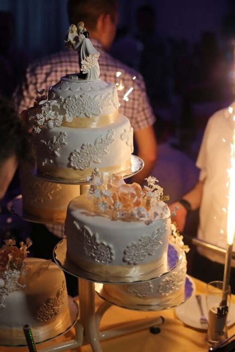Free picture: wedding cake, ceremony, spark, celebration, bartender ...