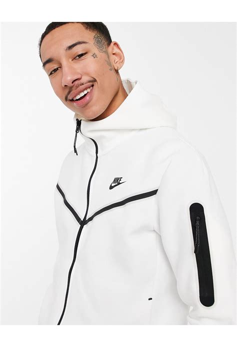 Nike Tech Fleece Full-zip Hoodie In White | ubicaciondepersonas.cdmx.gob.mx