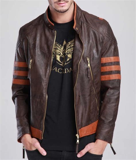 Wolverine Leather Jacket from X Men Origins by Hugh Jackman