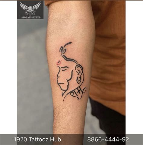 Update 52+ simple wrist hanuman tattoo super hot - in.cdgdbentre