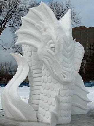 Stunning Snow Sculpture
