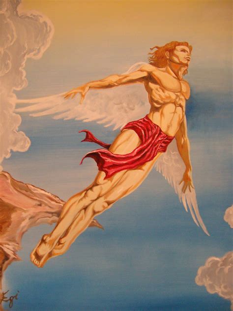 The Flight Of Icarus Painting at PaintingValley.com | Explore ...