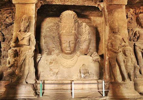 ملف:Trimurti, Cave No. 1, Elephanta Caves - 1.jpg - المعرفة