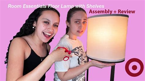 AMATEURS BUILD LAMP WITH SCISSORS?? | Room Essentials Floor Lamp with ...