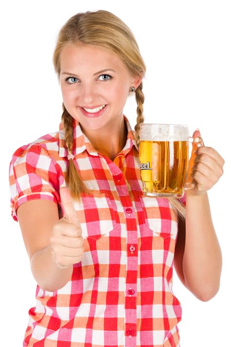 Young Woman With Beer Free Stock Photo - Public Domain Pictures