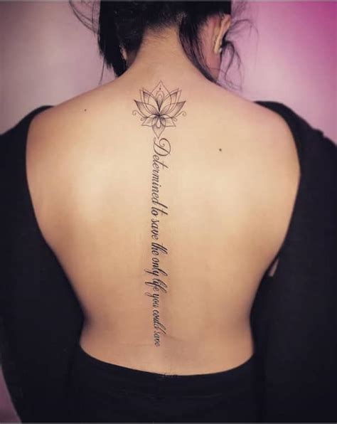 Best Spine Tattoos for Girls - 10 Awesome Designs - Tattoo Shoo Spine Tattoo Quotes, Girl Spine ...