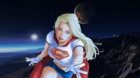 Cartoon Supergirl Wallpapers - Wallpaper Cave