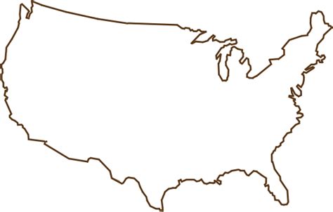 United States Map Outline