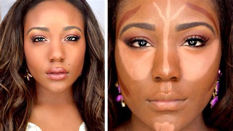 How To Highlight And Contour African American Face - Maudie Brown Coiffure