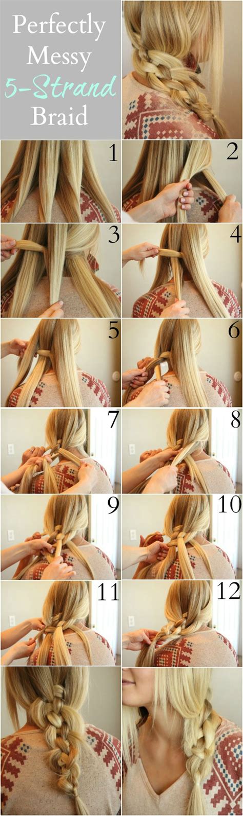 Awesome Five Strand Braid & Step by Step Tutorial - Hairstyles Weekly