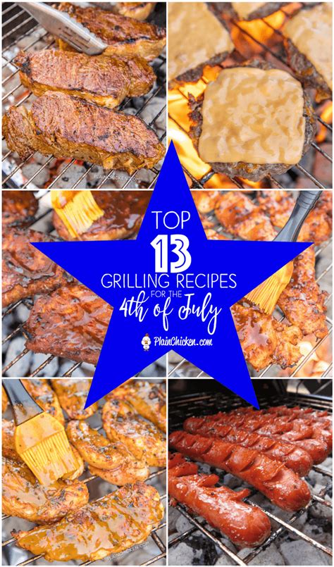 Top 13 Grilling Recipes for 4th of July - Plain Chicken