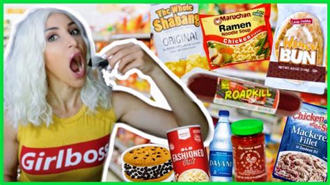 All the FOOD on a PRISON COMMISSARY List + Prices - YouTube