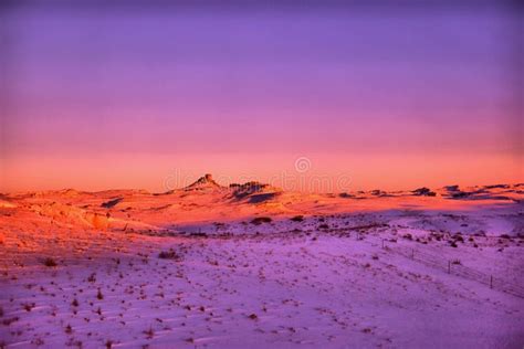 Winter Landscape Eastern Montana Stock Photo - Image of eastern, winter: 116126814