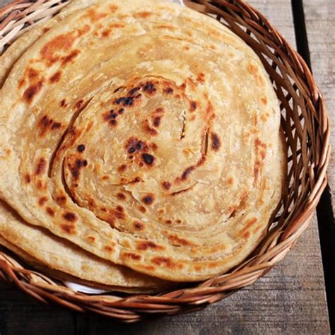 Lacha Paratha (Whole Wheat) - The Spice Palette