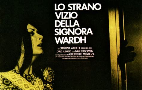 'The Strange Vice of Mrs Wardh' (1971) great giallo | Exploitation film, Horror movie posters, B ...