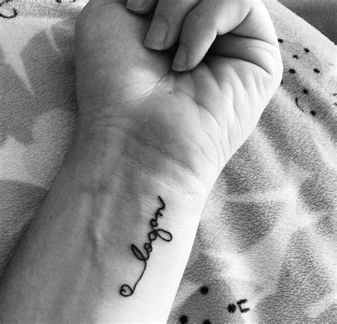 Wrist tattoo. Name tattoo | Small name tattoo, Name tattoos on wrist, Wrist tattoos for women