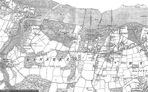 Historic Ordnance Survey Map of Quarr Abbey, 1896 - 1907