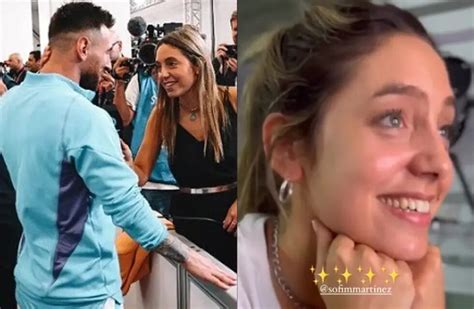 Video: la emotiva reacción de Sofía Martínez cuando Leo Messi la ...