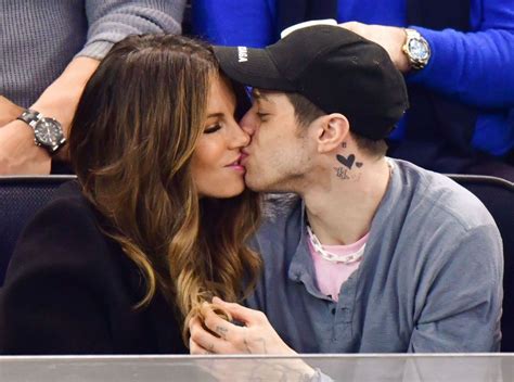 KATE BECKINSALE and Pete Davidson Kissing at NY Rangers Game 03/03/2019 – HawtCelebs