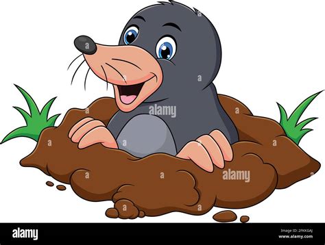 Cartoon mole hi-res stock photography and images - Alamy