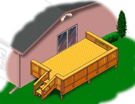 12 X 20 Deck Layout