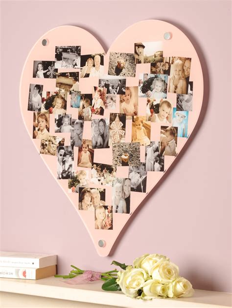 Display your best memories in a stunning acrylic glass heart-shaped collage http://www ...