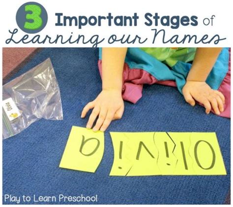 How Children Learn their Names in 3 Important Stages