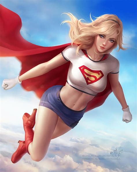 Wallpaper : Blondynki Te Graj, drawing, DC Comics, women, Supergirl ...