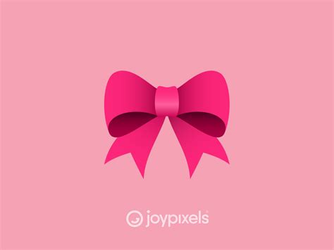 The JoyPixels Bow Emoji - Version 6.0 by JoyPixels on Dribbble