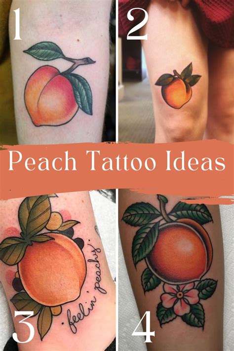 25 Sweet Peach Tattoo Designs + Ideas - TattooGlee | Peach tattoo, Fruit tattoo, Tattoo designs