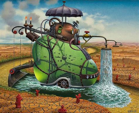 Jacek Yerka, Pintura Surrealista | Visionary art, Painting, Artwork ...